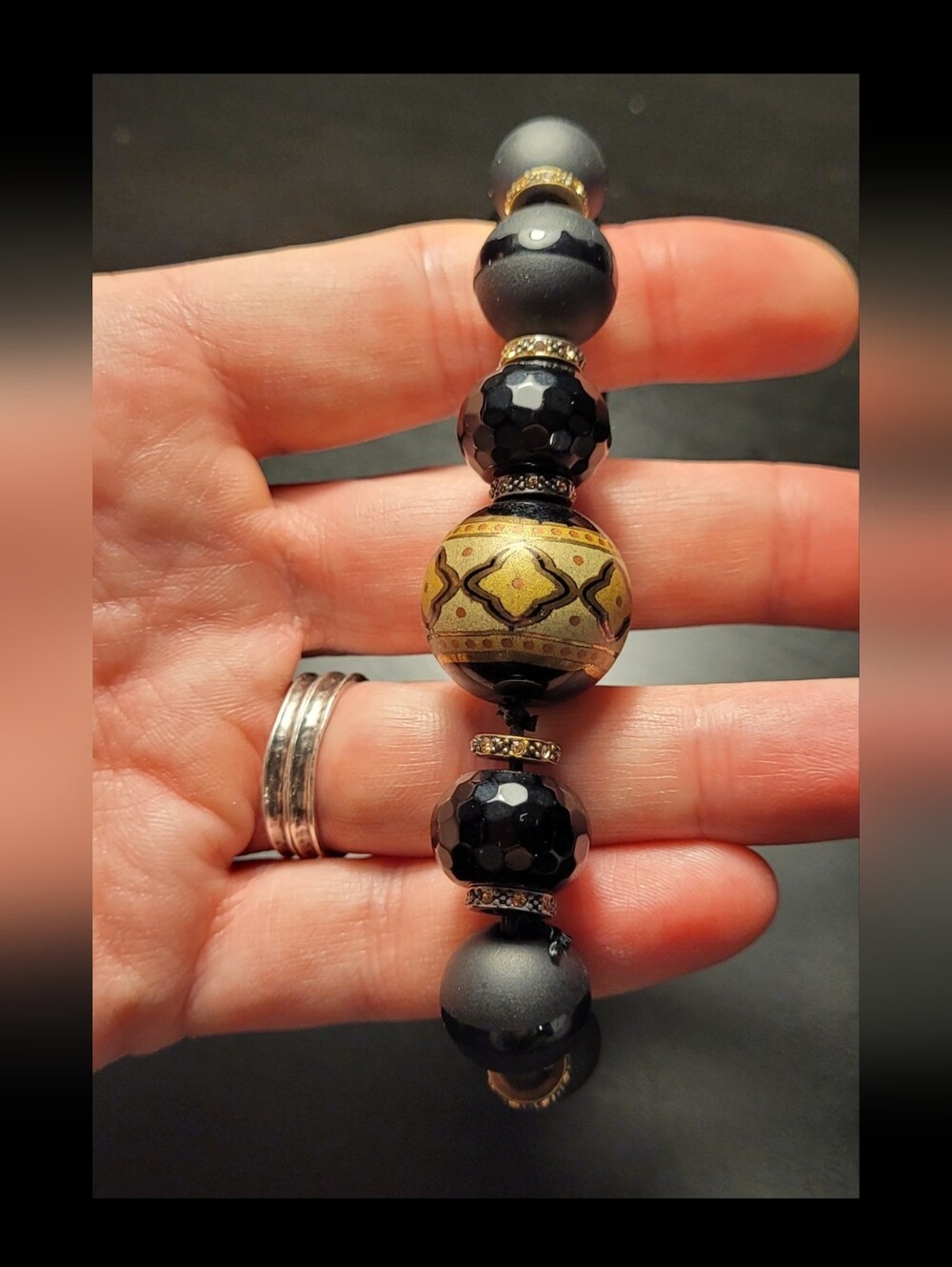 "All Grown Up" Beaded Stretch Bracelet